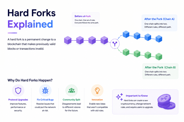 Hard Forks Explained: What Happens to Your Wallet When a Blockchain Upgrades
